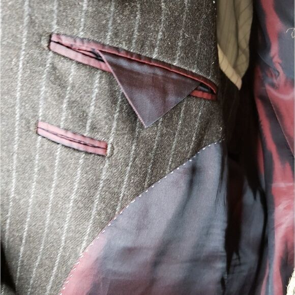 Banana Republic | Black & Gray Suit Jacket - Picture 4 of 5